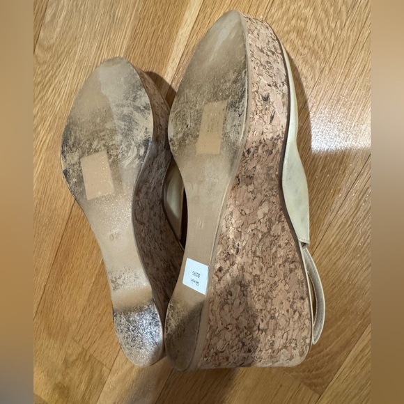 L.K.  Bennett Peep Toe Wedges - Picture 9 of 9